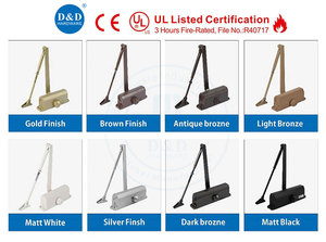 Ferme-portes automatiques hydrauliques homologués UL, 40-65 kg, avec vérification de rappel de position à <span class=keywords><strong>180</strong></span> degrés - Product Image 3