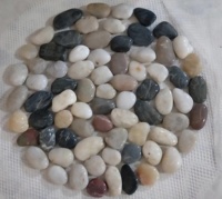 Chine gros usine directe naturel coloré décoratif jade rivière rock pebble pierre fournisseur