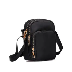 Borsa a tracolla con tracolla larga per esterni di nuovo arrivo piccola borsa sportiva Casual borsa a tracolla con cerniera in Nylon per donna