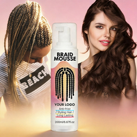 Mousse coiffante OEM/ODM pour tresses, torsades, locks, boucles et ondulations – Sans résidus, brillance supplémentaire, coiffage et hydratation
