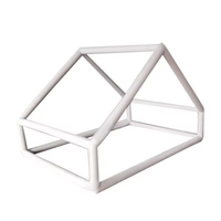 Grande tente gonflable automatique de luxe de forme personnalisée avec tissu rayé en PVC imperméable pour le camping en plein air portable