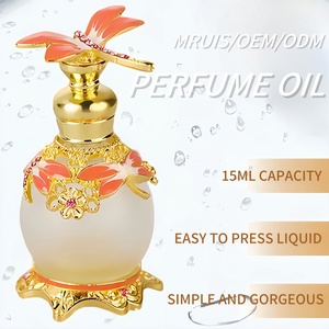 Profumo <span class=keywords><strong>Cristallo</strong></span> Retrò Mediorientale all'Ingrosso, Fragranza Naturale Duratura Araba, Olio Essenziale Floreale Fresco da 15ml per Donne - Product Image 4