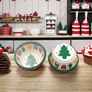 في كل حزمة 8 أونصة 12 أونصة 16 أونصة 20 أونصة قابل للتحلل الحيوي للاستخدام مرة واحدة أكواب قهوة عيد الميلاد من الكرتون الإثيوبي مزودة بأغطية وغلاف - Product Image 6