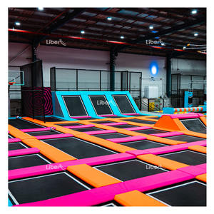 Buenas <span class=keywords><strong>Ofertas</strong></span> en Trampolín con Red de Seguridad, Equipo de Juegos para Parques de Diversiones - Product Image 4