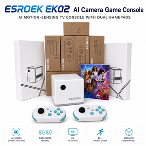 ESROEK EK02 AI Camera TV <strong>Game</strong> Console Motion Sensing System Dual Wireless Gamepads 4K Output 40+ Sports <strong>Games</strong> Built In - Product Image 1