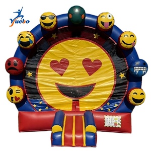 Castillo Inflable con Cara Sonriente, Pequeño Castillo Inflable para Niños, Comprar Castillo Inflable con Piscina de Pelotas - Product Image 1