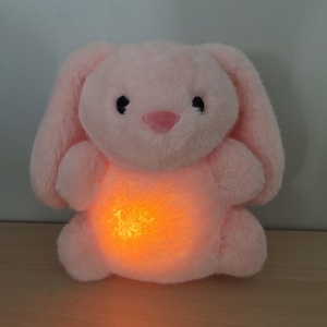 Buena venta lindo conejo dormir juguete para niños tela de algodón suave Animal relleno respiración Buddy calmante ansiedad alivio PP algodón - Product Image 2