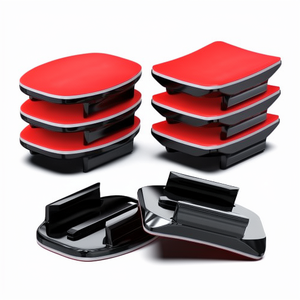 Kit de fixation adhésive Suptig avec patins collants pour caméras <span class=keywords><strong>GoPro</strong></span> <span class=keywords><strong>Hero</strong></span> 12 11 10 9 8 7 6 5 <span class=keywords><strong>4</strong></span> noires et argentées - Product Image 1