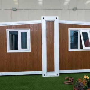 <span class=keywords><strong>Maison</strong></span> conteneur <span class=keywords><strong>de</strong></span> luxe VIP à double aile extensible, design moderne, pour hôtel, assemblage rapide, <span class=keywords><strong>maison</strong></span> mobile compacte - Offre Spéciale - Product Image 1