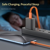 Kabel Type-C ke Type-C 60W dengan Cangkang Logam, Pengisian Cepat & Transfer Data, Desain Portabel untuk Ponsel Android & iOS
