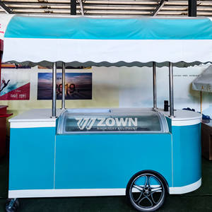 Petit chariot de restauration rapide mobile au gaz avec friteuse remorque de vente de camion de nourriture de cuisine pour <span class=keywords><strong>restaurant</strong></span>/rue/chariot de collation carré en vente - Product Image 6