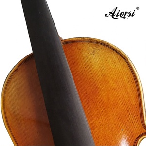 Cremona violon vernis à l'huile fait à la main belle flamme érable antique jaune brun professionnel solide instrument à cordes de musique - Product Image 4