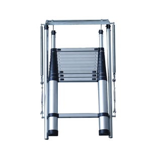 Échelles de grenier pliantes <span class=keywords><strong>avec</strong></span> main courante, échelles murales décoratives - Product Image 4