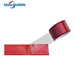 Good Quality Pre-cut Serial Numbering Warranty Proof Void Carton Sealing Tamper Evident Security Seal Tape