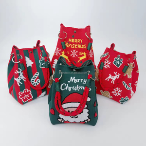 <span class=keywords><strong>Borse</strong></span> a Spalla Piccole e Quadrate all'Ingrosso di Fabbrica, Simpatiche <span class=keywords><strong>Borse</strong></span> a Mano Lavorate a Maglia, Design Speciale <span class=keywords><strong>Borse</strong></span> e Borsette da Donna per Natale - Product Image 1