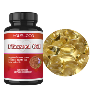 Высококачественное чистое натуральное масло льняное 300 мг, масло подсолнечное в мягких капсулах 20% 50%, порошок лецитина подсолнечного 50% - Product Image 1