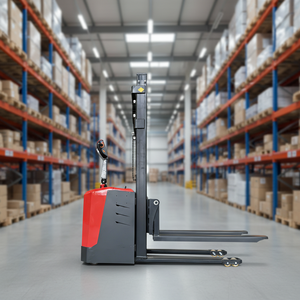 3 Ton Walkie Electric Stacker 3000kg Double Pallet Handling <strong>Truck</strong> - Product Image 5