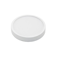 Panneau LED de surface CCT 6-24W rond carré IP23 pour plafond de couloir
