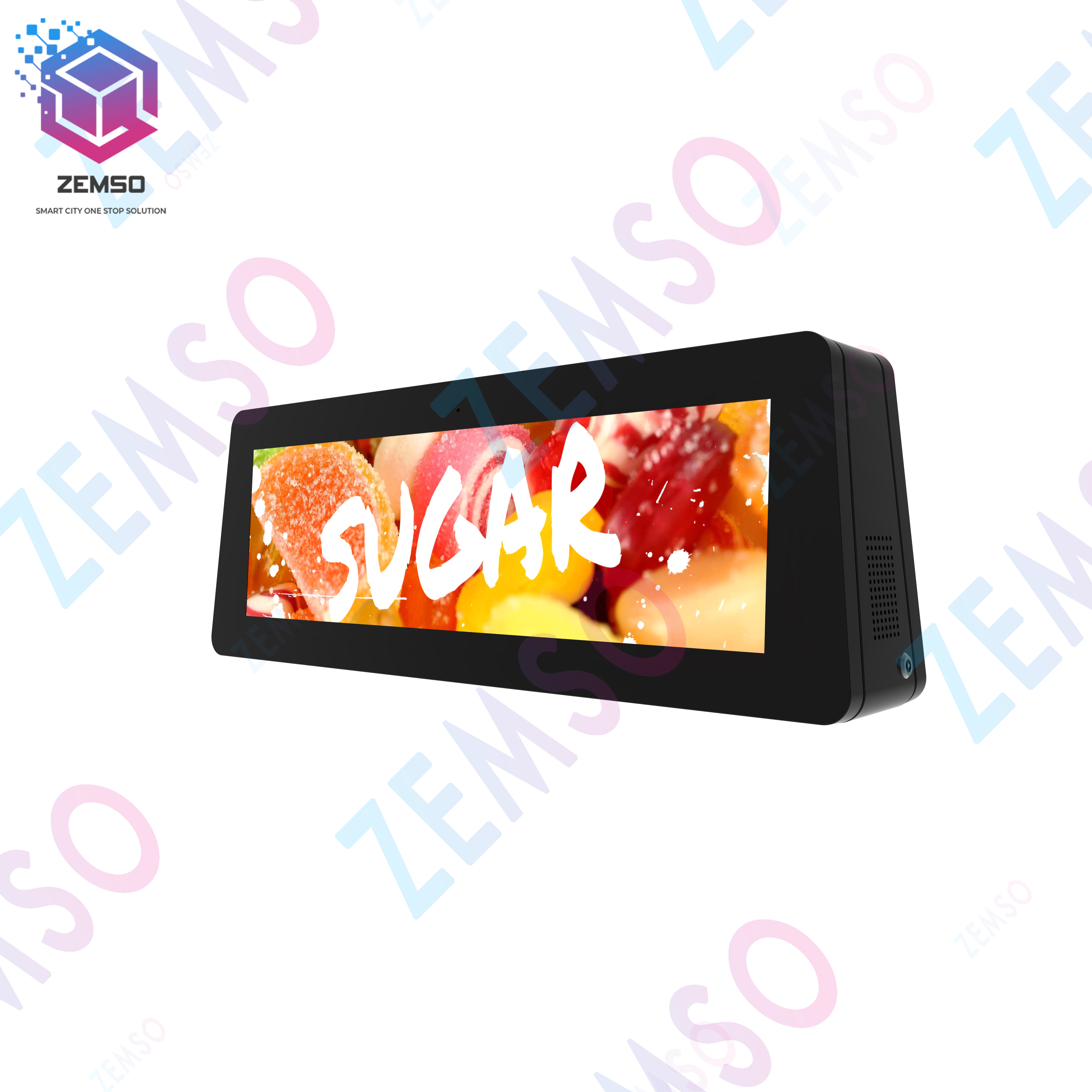 Full Color Outdoor Taxi Roof Led Display Vehicle-mounted Led Screen Car Advertising Digital Sign