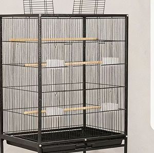 Cage à oiseaux en gros, cage à perroquet en métal durable de haute qualité, grande cage à oiseaux, maison pour animaux de compagnie, fournitures pour animaux - Product Image 3