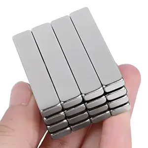 Square Ndfeb Magnets Strong Neodymium Bar Magnets 60 X 10 X 3 With Double-Sided Adhesive Rare Earth Neodymium Magnet
