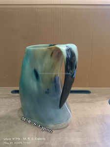 Food <b>Safe</b> Ox Horn Viking Drinking Mug Eco-Friendly Animal Style Hotel Home Use Drinking Horn Mug at Wholesale Prices - Product Image 5