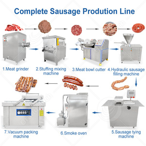 Máquina Automática para Hacer <span class=keywords><strong>Chorizo</strong></span> ORME, Línea de Producción de Salchichas, Máquina para Hacer Salchichas para Pequeñas Empresas, Precio - Product Image 2
