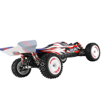 WLtoys mobil Remote Control 4WD, hadiah mainan Remote Control Drift Off-Road listrik tanpa sikat kecepatan tinggi mobil balap profesional 124008 60km/jam 3S