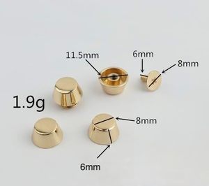 MAHAVIMOKSA Sets Flat Head <b>Purse</b> Feet Stud Spike Screw Back <b>Purse</b> Luggage Foot Nailhead Rivets For DIY Leather Craft Rose Gold - Product Image 5