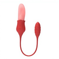Silikon-Zungenvibrator für Frauen - USB-Aufladbar IPX6 Wasserdicht Verlängert Sexdauer & Erwachsenen-Stimulation