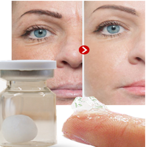 Boules de soin pour la peau en collagène et fil de soie, effet lifting et éclaircissant, avec sérum, pour le visage - Product Image 3