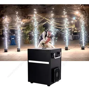 Prix usine Sparkler froid Machine sans fil DJ DMX512 télécommande Mini fête de mariage Machine à étincelles froides