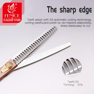 7 ''7.5 inch professional pet thinning Chunker Fenice scissors for dogs - Product Image 2