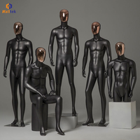 Maniquí DE CARA electrochapado de cuerpo completo masculino de moda de alto grado
