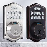 Serrure intelligente Ttlock, reconnaissance faciale, mot de passe, carte, code d'accès, alliage d'aluminium, portes en bois et en acier, étanche IP65, application Cloud Tuya