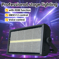 Luz Estroboscópica LED Segmentada 8+8 con Control DMX512 para Bar, DJ, Discoteca, Club, Escenario y Parque Temático, Teñido y Destello RGB
