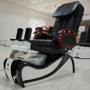 Modern Luxury Electric Foot Spa Massage Pedicure Chair Nail No Plumbing Throne Shop Salon Beauty Lay Down Pedicure Spa Chair