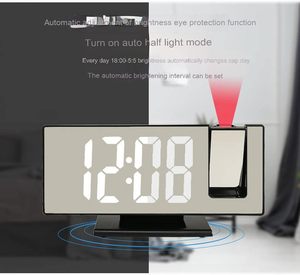 <span class=keywords><strong>2025</strong></span> Hot Bán LED Kỹ Thuật Số Máy Chiếu Thông Minh Đồng Hồ Báo Thức Bảng Điện Tử Máy Tính Để Bàn Đồng Hồ Với Thời Gian 180 Máy Chiếu Báo Lại - Product Image 4