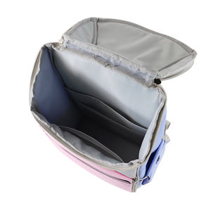 パープルポリエステル学校バックパック子供女の子と男の子スクールバッグ快適な生理学的カーブバック - Product Image 5