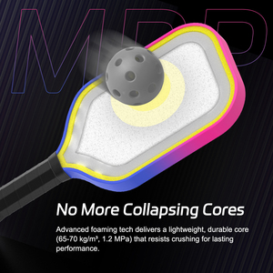 2026 Ultimate Power Spin Pickleball Paddle USAPA Edgeless Thermoformed Carbon Fiber MPP Core 16mm Thickness Expanded Sweet Spot - Product Image 3