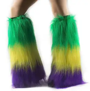 Custom Cheap Price Mardi Gras Leg Warmers For Party Supplier