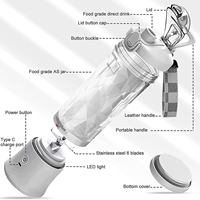 Draagbare blender fruitmixer beker met aangepast logo, draagbare verse sapmixer blender