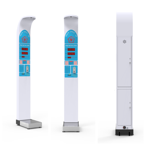 Bmi 측정 및 열 인쇄가 가능한 코인 작동 스케일 높이 중량 기계 - Product Image 1