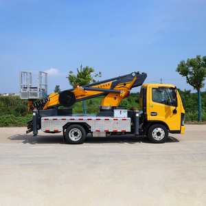 Dongfeng New Custom 10-45m Aerial Work Telescopic <strong>Boom</strong> 4x2 Small Bucket Platform Truck - Product Image 4