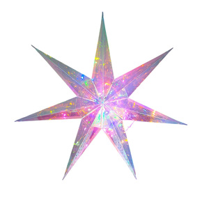 <b>LED</b> <b>Star</b> Christmas <b>Light</b> Up Decoration Acrylic Hanging Ornament Party Room Decor - Product Image 5