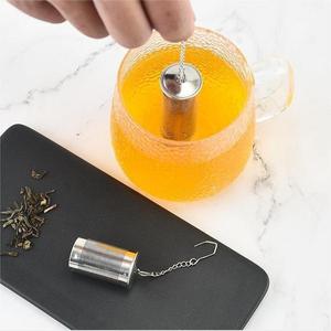 Infuseur à thé en acier inoxydable à mailles fines, <span class=keywords><strong>2</strong></span> tailles, avec chaîne de suspension pour tasses et théières - Product Image 5