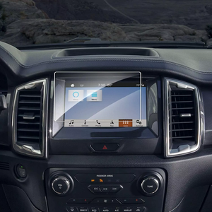 Protecteur d'écran en verre trempé pour GPS de navigation automobile pour Ford Ranger T7 T9 2015 2016 2017 <span class=keywords><strong>2018</strong></span> 2019 2020 <span class=keywords><strong>Film</strong></span> protecteur audio auto - Product Image 1