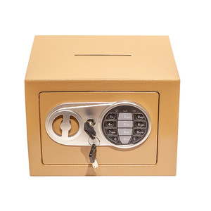 Wanjiabao 17E EL Mini <b>Safe</b> 1-3L Electronic Password Lock Standing Type Home Office Jewelry <b>Box</b> <b>Fire</b> Prevention - Product Image 2