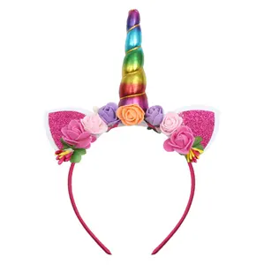 Giới Tính Tiết Lộ Bé Gái Chàng Trai Công Chúa Sinh Nhật Bé Tắm Bên Unicorn Hoa Headband Headdress Ảnh Đạo Cụ Trang Trí Nội Thất Nguồn Cung Cấp