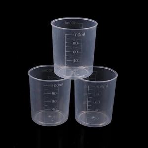 Becher Graduati <span class=keywords><strong>in</strong></span> Plastica da 100 <span class=keywords><strong>ML</strong></span>, Contenitori per Liquidi, Tazze Graduata per Misurare e Mescolare Resina, Vernice Epossidica, Alimenti - Product Image 2